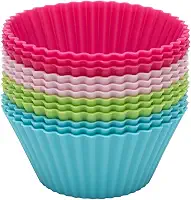 Jogo de Formas para Muffins Redondo com 12 Peças Mimo Style Multicor