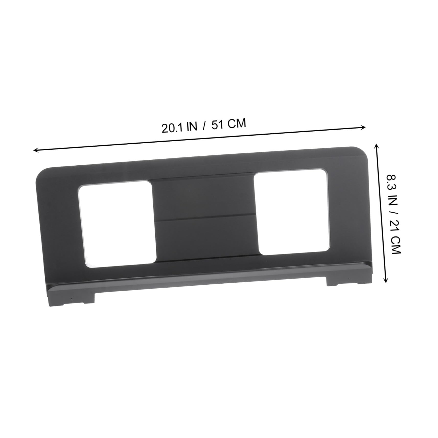TOYANDONA Support de Partitions Musicales pour Clavier en Abs Noir Compact Bavures, Pupitre Élégant et Simple pour Pratiquer la Musique