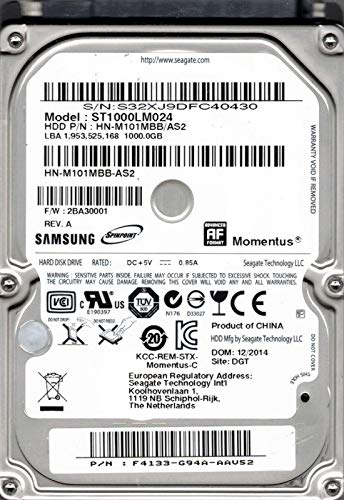 Samsung model st1000lm024 Clearance