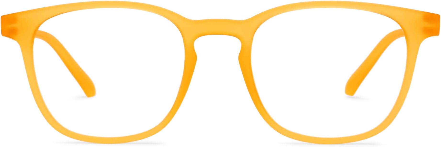 HUSTLR Zero Power Bluecut & Antiglare Computer Eyeglasses | Full Rim Square | As Seen On Shark Tank | Peyush Bansal Glasses | For Men & Women | Medium | LB E14058-W