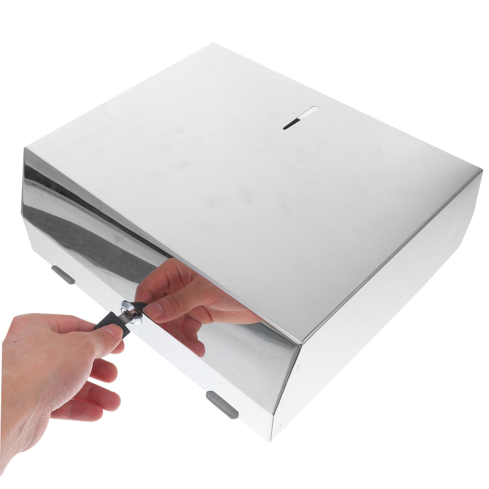 CHILDWEET Dispensador Secamanos Soporte De Pared Acero Inoxidable Diseño Intuitivo