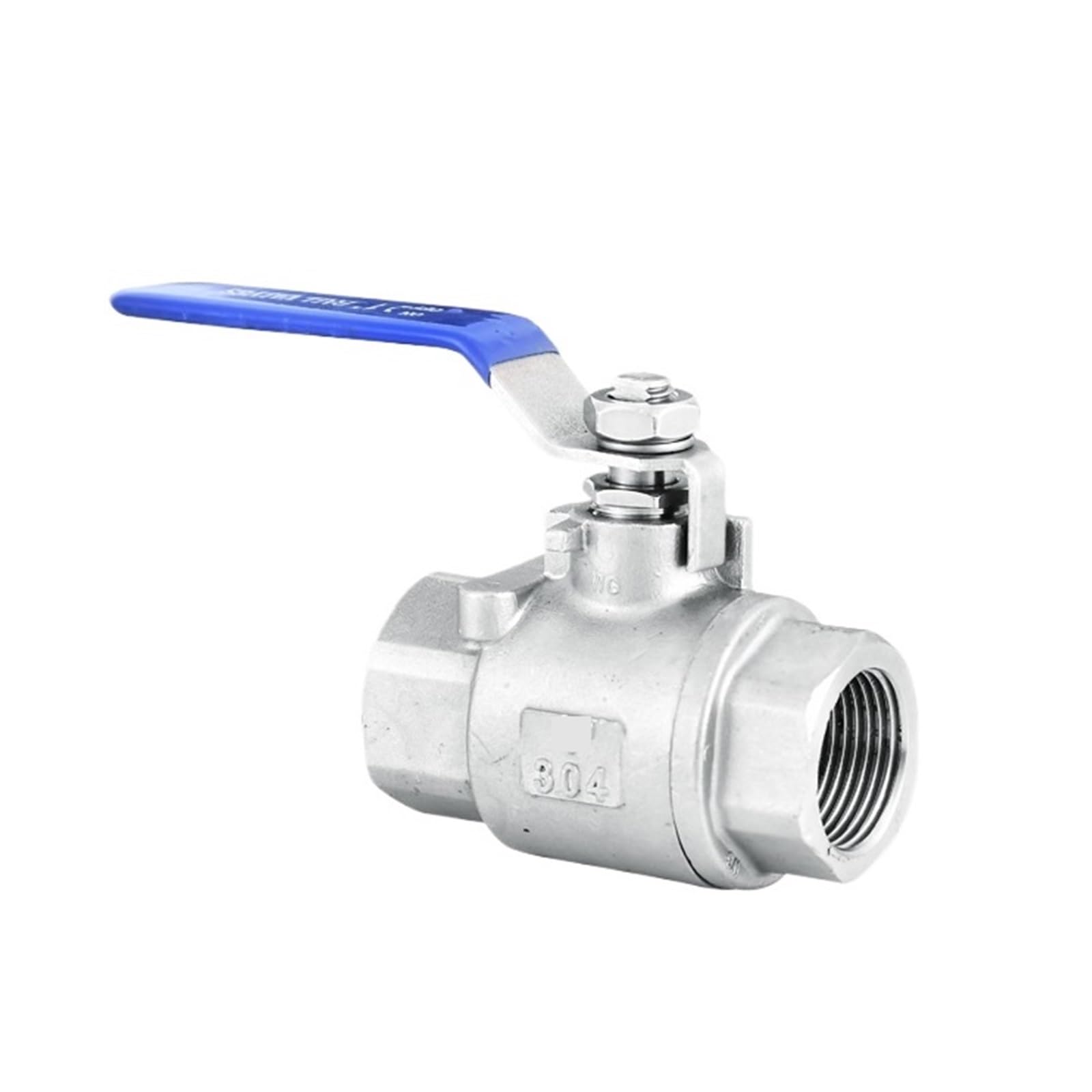 HYUJNAFZR 304/316L stainless steel high pressure ball valve Q11F-64P thickened and weighted 2000WOG internal thread valve switch 2 inch