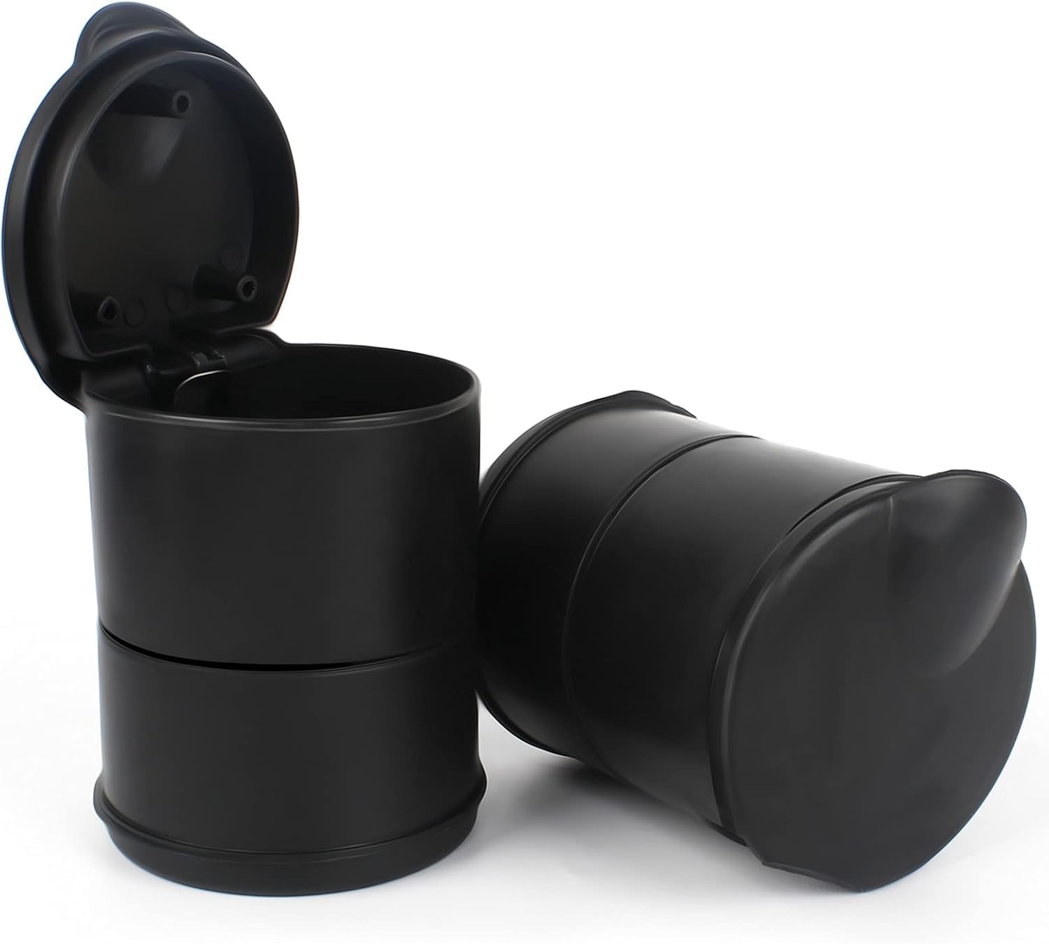 2 Pcs Car Ashtray for Leapmotor B03X, Portable Ashtray with Lid Smell Proof Auto Smokeless Cylinder Self Extinguishing Ash Tray Car Cigarette Cup Holder