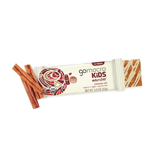 Miniatura 4 de GoMacro MacroBar - Barras de aperitivos veganas orgánicas para niños rollo de canela barras de 09 onzas 7 unidades