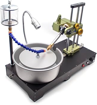 Amazon | Jieoto ジェムファセットマシンストーンアジャスタブル