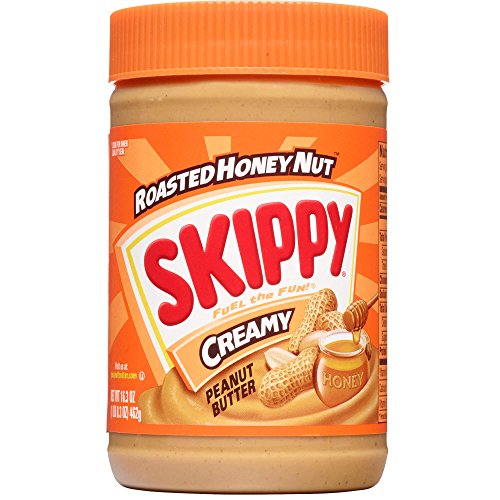 Amazon Com Skippy Roasted Honey Nut Creamy Peanut Butter 16 3 Ounce 6 Combined Skippy Creamy Peanut Butter With Honey Grocery Gourmet Food