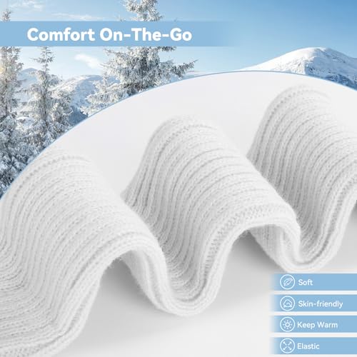 Image of Passionbility Leg Warmers for Women 80s, Ribbed Knit Long Socks Leg Warmer