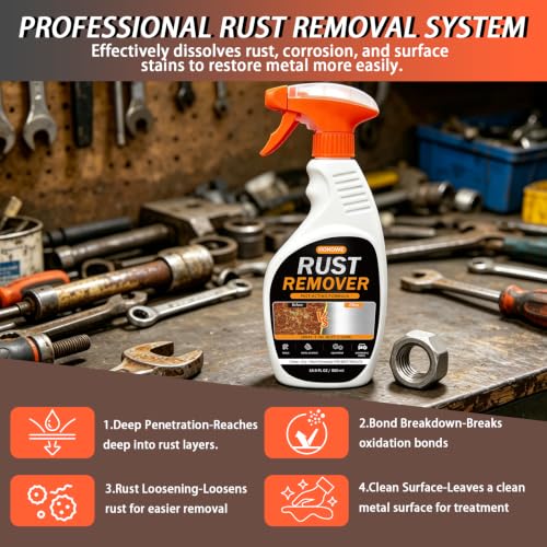 HOKOWE 2-Pack Rust Remover Spray