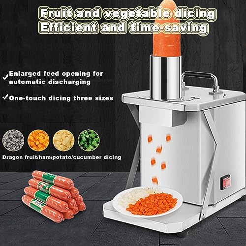 Cortadora eléctrica de verduras 2 en 1 para uso comercial miniatura 2