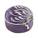 Travel Jewelry Case - Embroidered Chrysanthemum (Dusk)