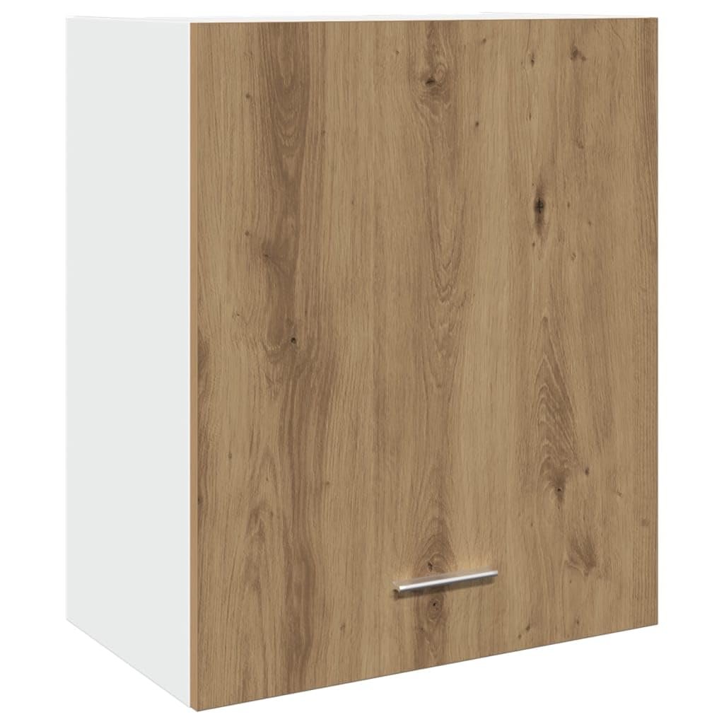 vidaXL Hängeschrank Lyon Artisan-Eiche 50x31x60 cm Holzwerkstoff, Küche Schrank, Einbauküche, Küchenzeile, Küchenmöbel, Oberschrank, Küchenschrank