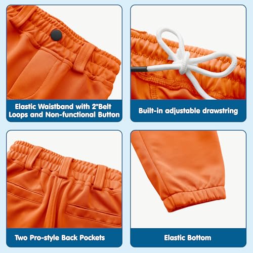 Image of MIVEI 2T 3T 4T 5T to 16Years Toddler Baseball Pants Youth Boys Tball Pants