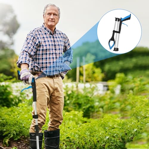Palo plegable de 3 secciones para recoger objetos del suelo sin agacharse 7
