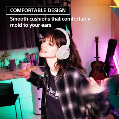 Image of Sony ULT WEAR Noise Canceling Wireless Headphones with Alexa Built-in, Massive Bass and Comfortable Design, Black WHULT900N /B Bundle with 2 YR Enhanced Protection Pack and Wooden Headphone Stand