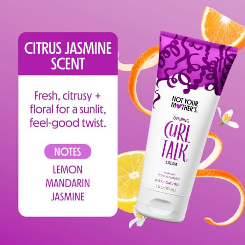Image of Not Your Mother's Curl Talk Defining Cream, Styling Gel, & Mousse - 3 Pack | Defining Cream, Frizz Control Styling Gel, & Activating Mousse - Maximize Definition & Control Frizz - Citrus Jasmine Scent