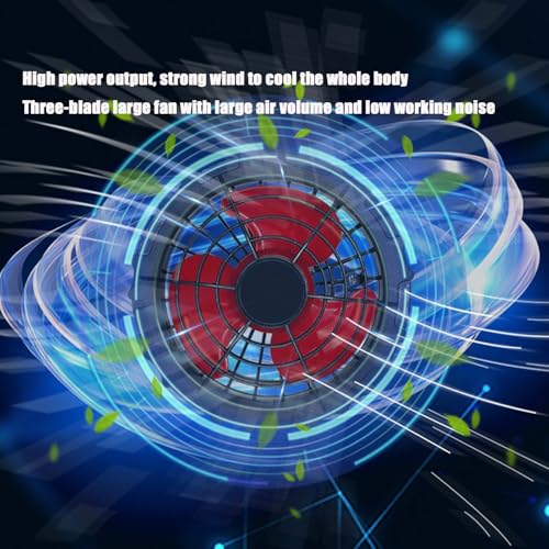 Noraui Storm Fan Jacket, 4-Speed Men's Cooling Vest with 12V Dual Fans & Battery Pack for Construction Landscaping4