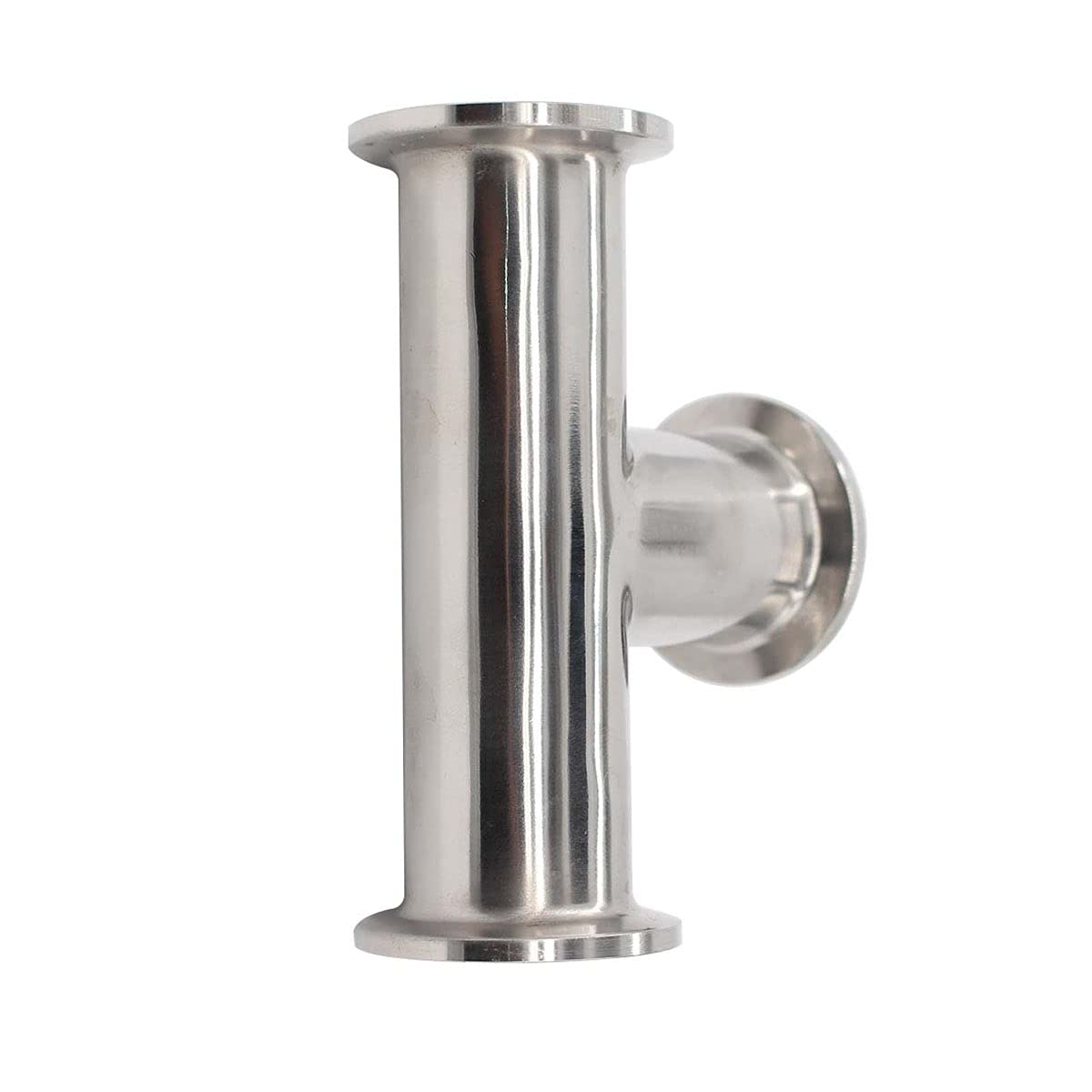 SHERICH KF25 brida Tee accesorios de vacío Tamaño de brida NW25 Vacío de montaje, acero inoxidable (KF-25)
