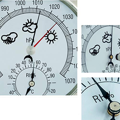 Amazon.co.jp: アネロイド気圧計、高精度気圧計、温度、湿度