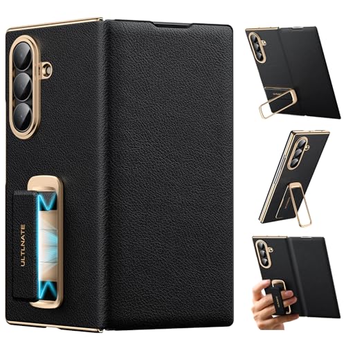 Protection Samsung Z Fold 7 étui magnétique cuir avec béquille antichoc pliable