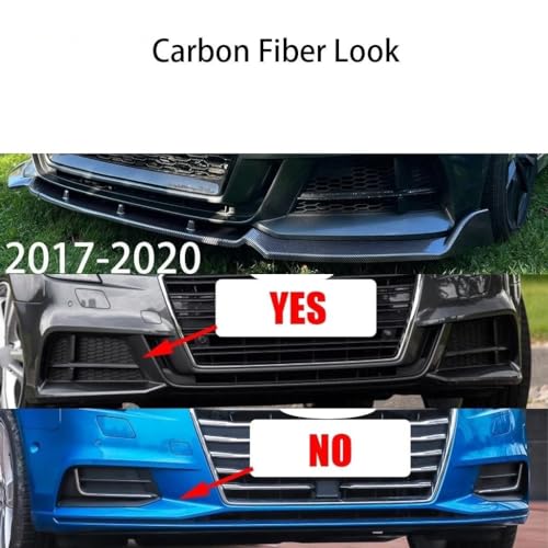 Lèvre Pare-Chocs Avant pour Protéger et Customiser A3 8V 2014-2020
