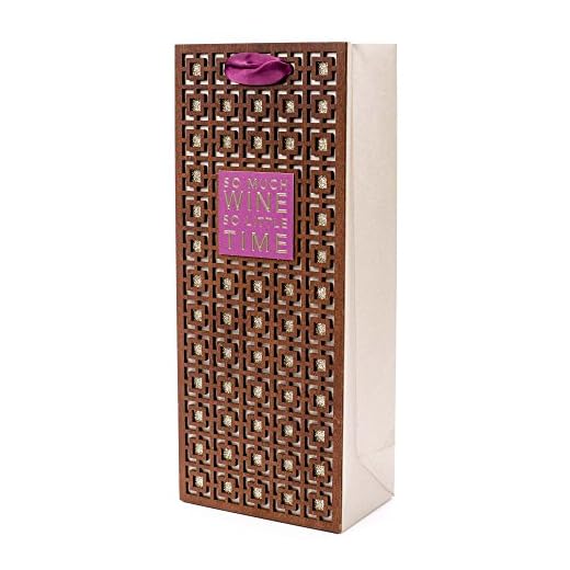 Hallmark Bottle Gift Bag, So Much Wine