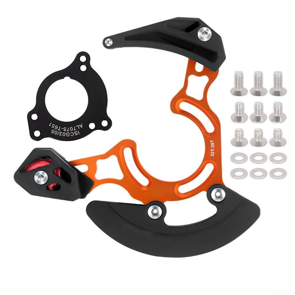 MTB Chain Guide ISCG03 ISCG05 Aluminium 32T-38T (Orange)
