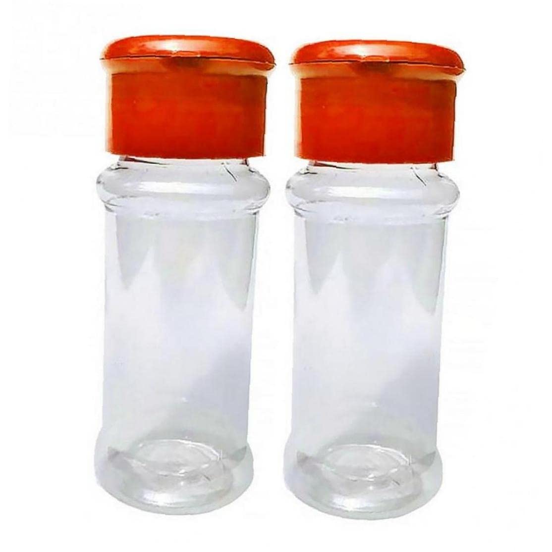Tossper Red 2 Pcs Plastic Salt And Pepper Shakers Seasoning Bottle Containers Spice Containers With Lids For Storing Salt Sugar Spice Herbs And Powders,