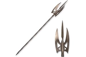 Cold Steel war hammer: Carbon Steel Finnick Trident Real Metal cosplay prop about 71 inches