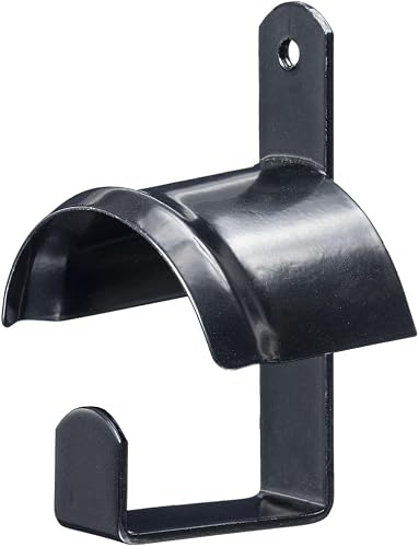 Tough 1 Metal Bridle Holder with Hook, Black, 6.5