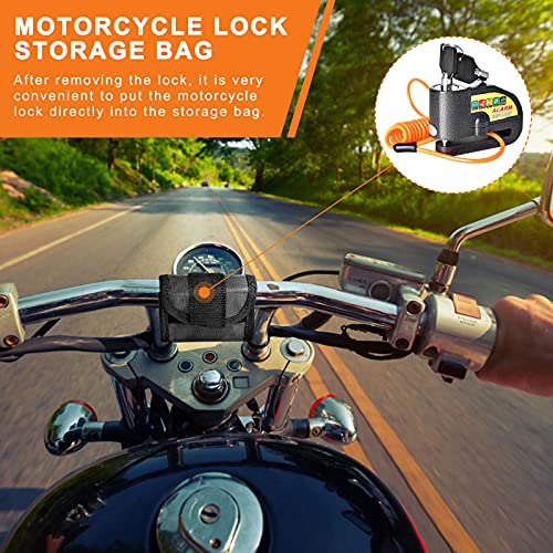Mathtoxyz MA-CS-B Motorcycle Alarm Disc Brake Lock, Motorcycle Locks Anti-Theft Security Wheel Disc Lock Waterproof 110Db Alarm Sound thumb #6