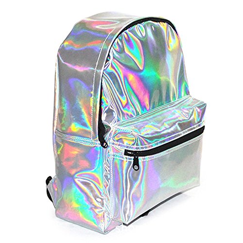 TOOGOO � R �� Mujeres Mochila Casual para de Color Plata