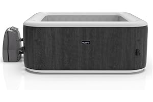 4-Person Inflatable Hot Tub - Carbon Grey