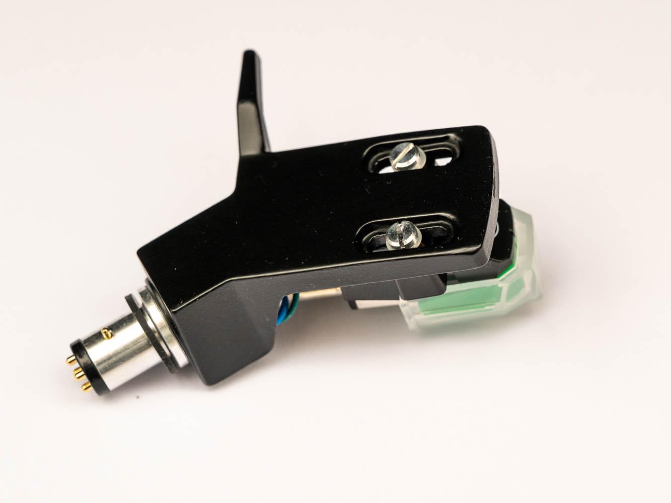 Testina braccio dritto nero, cartuccia AT-VM95E, pennino ellittico per TEAC TN3B, TN280BTBK, TN300, TN280