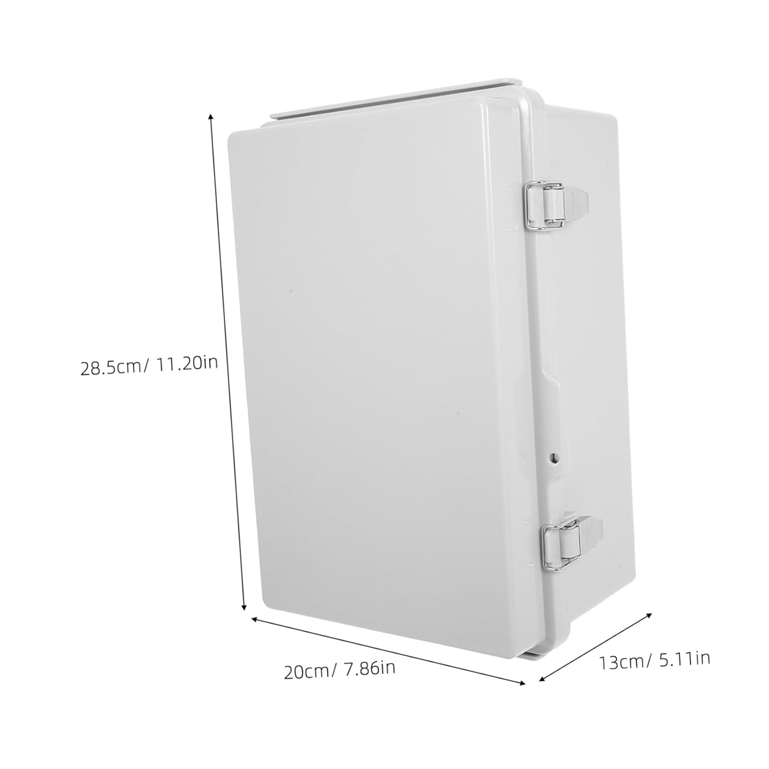 LIFKOME Electrical Junction Box with Mounting Plate Weather-Resistant Plastic Enclosure for Outdoor Power and HVAC Systems Dustproof Wire Organizer for Residential and Commercial Use