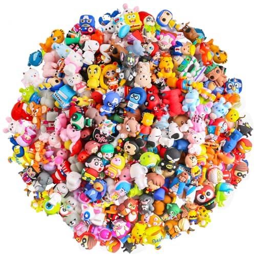 25Pcs 3D Random Silicone Focus Beads for Pen Non-Repeat Cartoon Cute Focus Beads for Keychain Making Necklace and Bracelets Craft Only Applicable to Adults
