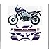 STICKERS KIT ADESIVI COMPATIBILE CON XT 750 Z SUPER TENERE WHITE BLUE