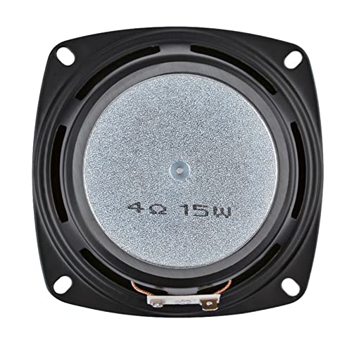 Augnongly 2Pc 4Inch Audio Draagbare Luidspreker 4 Ohm 15W Bas Luidspreker DIY Professionele Multimedia Subwoofer Luidsprekers voor Geluidssysteem - Afbeelding 6