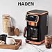 Haden Dual Brew 12 Cup Hot and Iced Coffee Maker with 120 Minute Keep Warm, Delay Brew, Adjustable Strength, Programmable Clock, and Anti Drip, Black