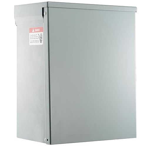 Miniatura 10 de VEVOR Caja de toma de corriente eléctrica para exteriores, receptáculo WRTR GFCI de 20 amperios, caja 3R resistente a la lluvia, caja de interruptor