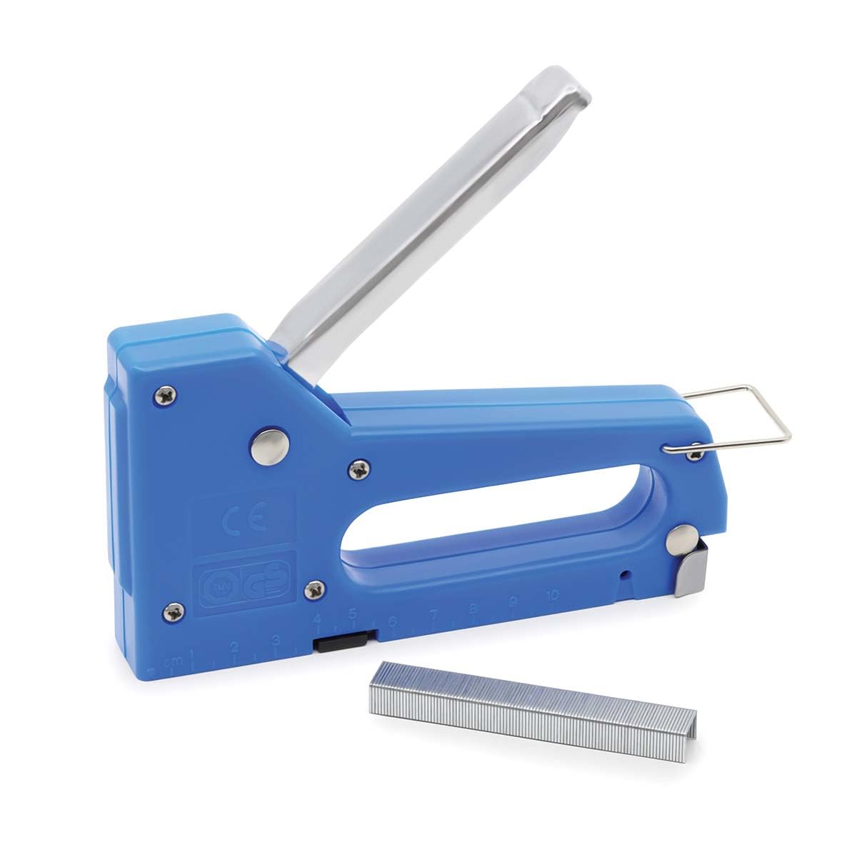 Dritz Home 9050 Light Duty Staple Gun, 5/16-Inch with 100 Staples , Blue