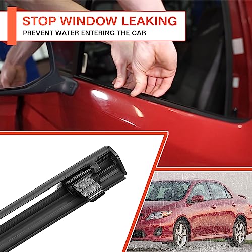 image for ACLONG Weatherstrip Window Seal Car Window Moulding Trim Sweep Felt Se