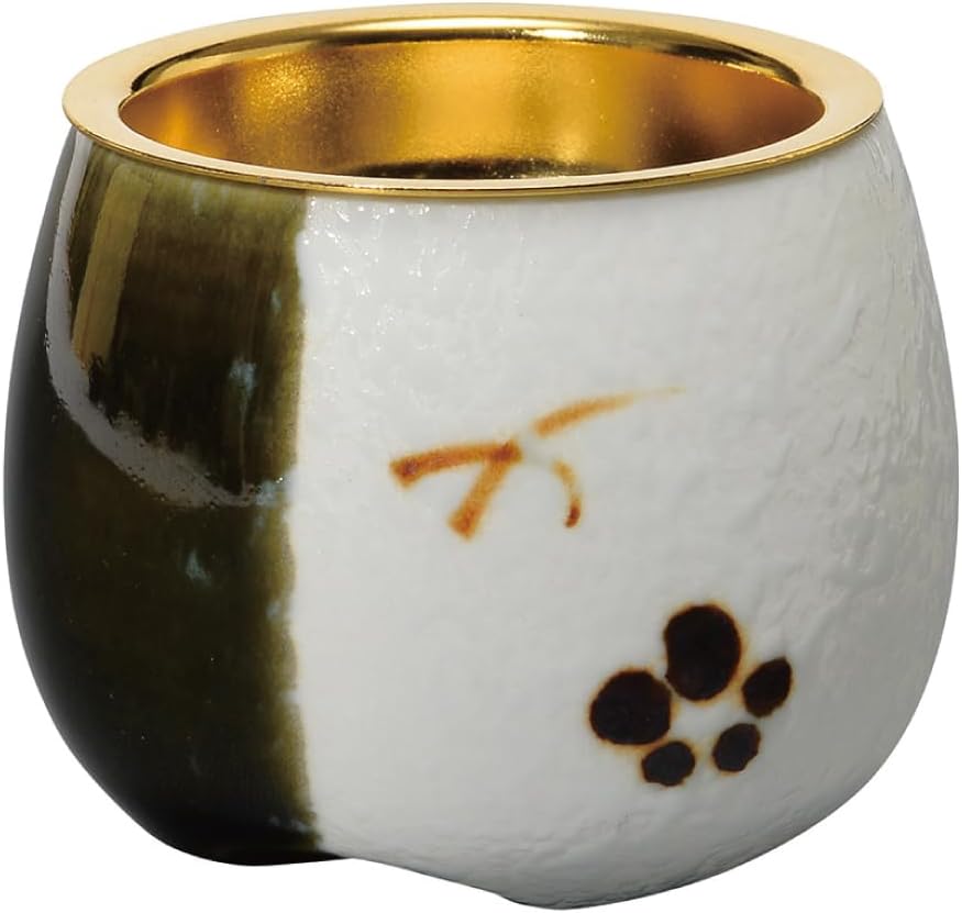 Buddhist Altar Utensils (Buddhist Rice Pottery, Rice Holder), Buddhist Altar, Accessories, Offering, Rice Bowl, Mikawachiyaki, Ancient Capital, Green Glaze, Plum, Made in Japan, Sanmeny