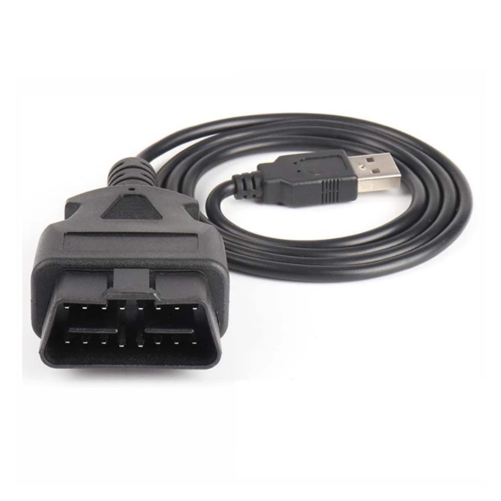 REDLEK Car OBD2 16PIN Male to USB 2.0 Port Cable Car Trip Computer Extension OBD Adapter 1M Long OBD 16 PIN USB Interface Connector