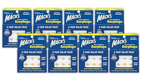Mack's Pillow - Tapones para los oídos, 48 unidades