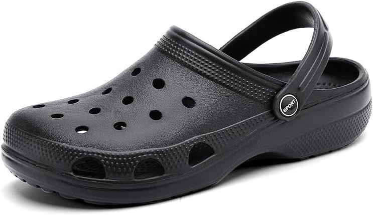 Garden Clogs Shoes Mens Womens Breathable Mesh Sandals Active Mules Unisex Classic Clogs Non-Slip Outdoor Summer Soft Slippers