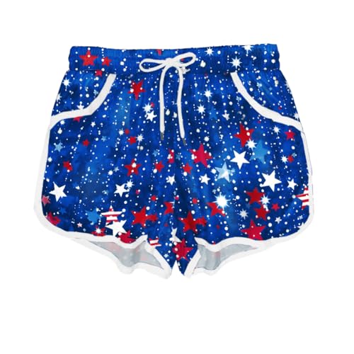 Image of Deerose Kids Hawaiian Swim Board Shorts Quick Dry Active Swim Trunk 5-14 Years