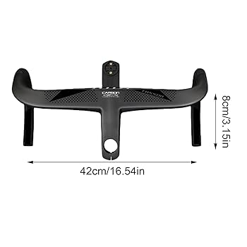 Amazon.co.jp: カーボンファイバードロップハンドルバー
