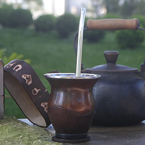 Bomba Lisa Pequena Tererê 19cm Chimarrão Mate Aço Inox 304, Zanline