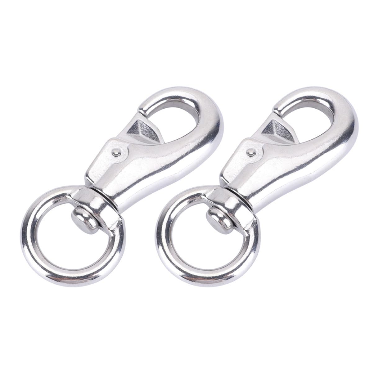 OHPHCALL Swivel Hook Snap for Hammock Chair 2 Pack 300kg Weight Capacity Metal 360° Rotation Simple Installati