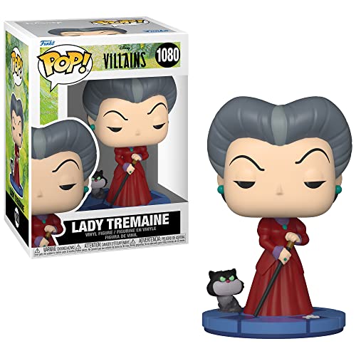 Funko Pop! Disney: Villains Collectors Set - 4 Figure Set: Evil Queen On Throne (Deluxe), Captain Hook, Cruella De Vil, & Lady Tremaine #TOP3